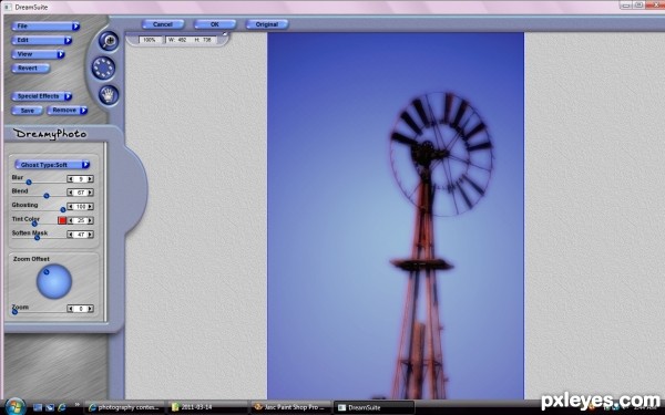 Creation of Dreamy Mill: Step 2