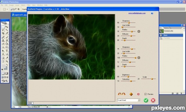 Creation of squirrel: Step 2