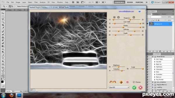 Creation of Winter: Step 2