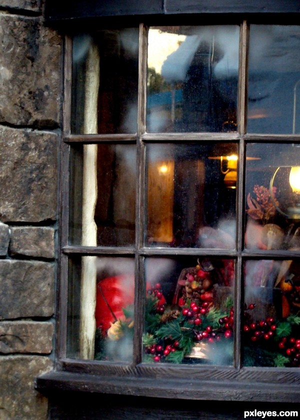 old fashioned window