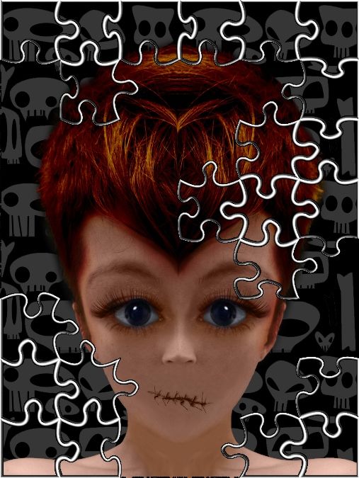 Creation of Puzzle Portrait: Step 9