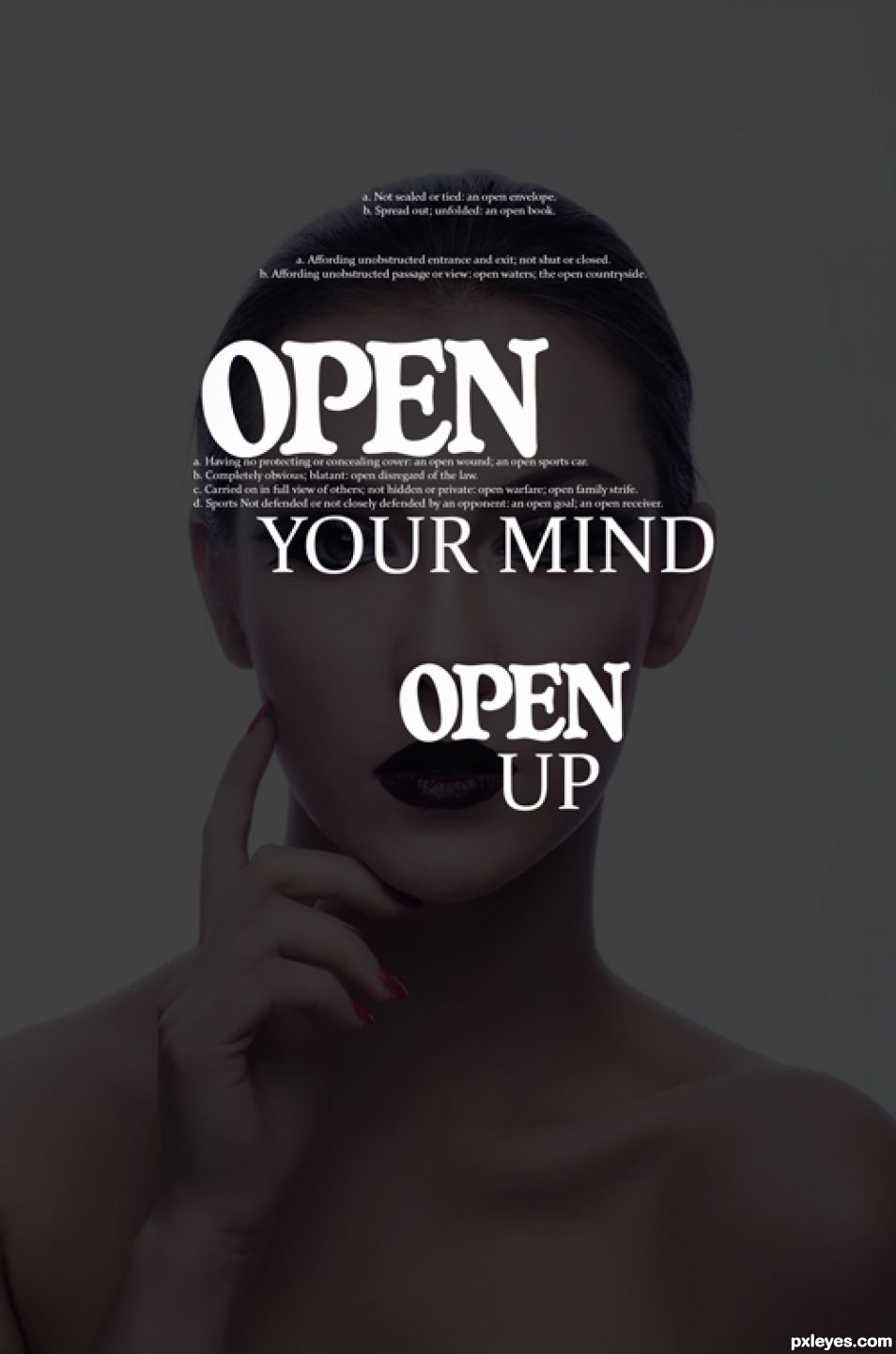 Creation of Open your mind: Step 3