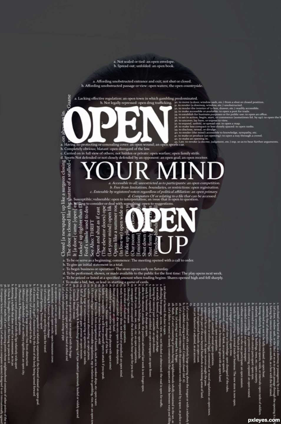 Creation of Open your mind: Step 4