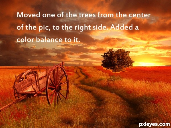 Creation of Orange Sunset: Step 5