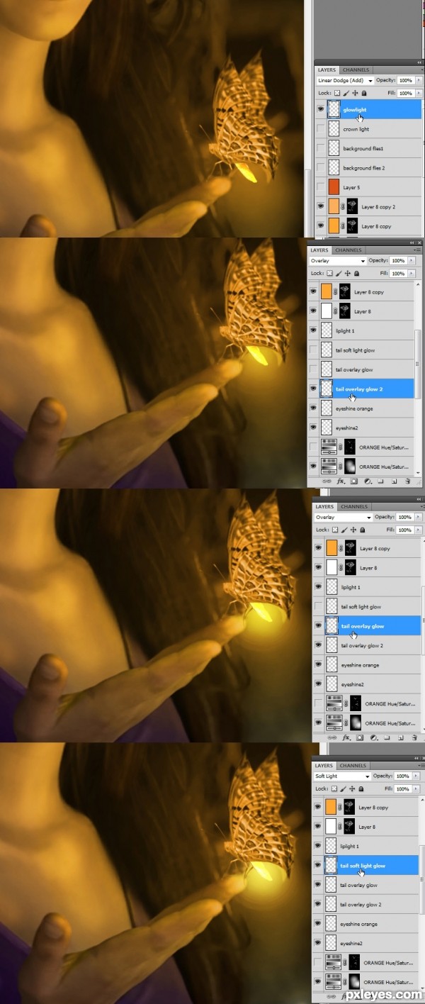 Creation of Forest Lights: Step 3