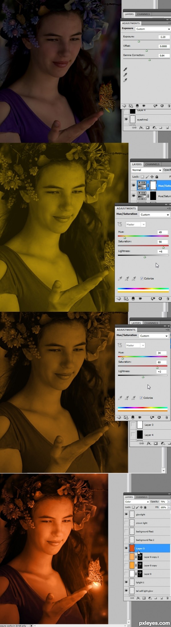 Creation of Forest Lights: Step 4