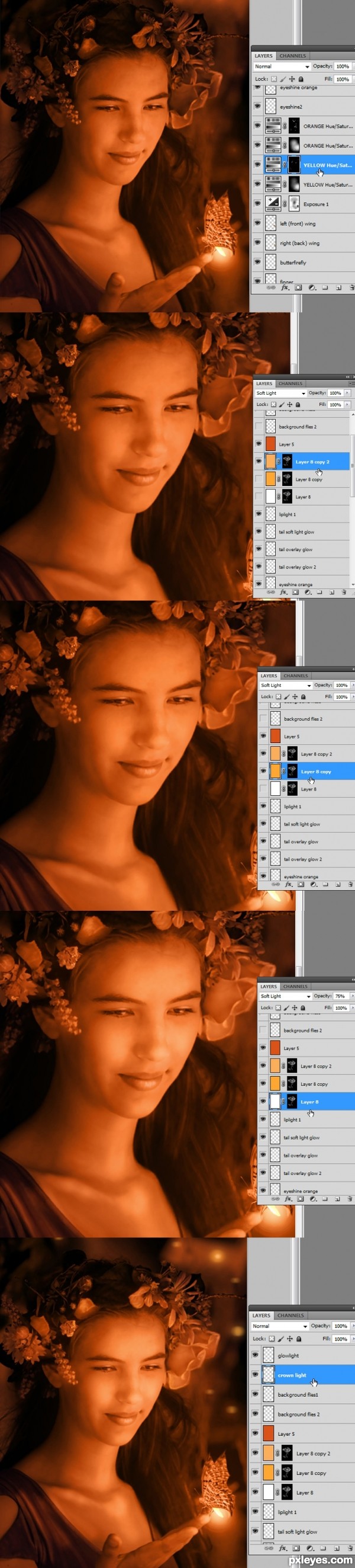 Creation of Forest Lights: Step 5
