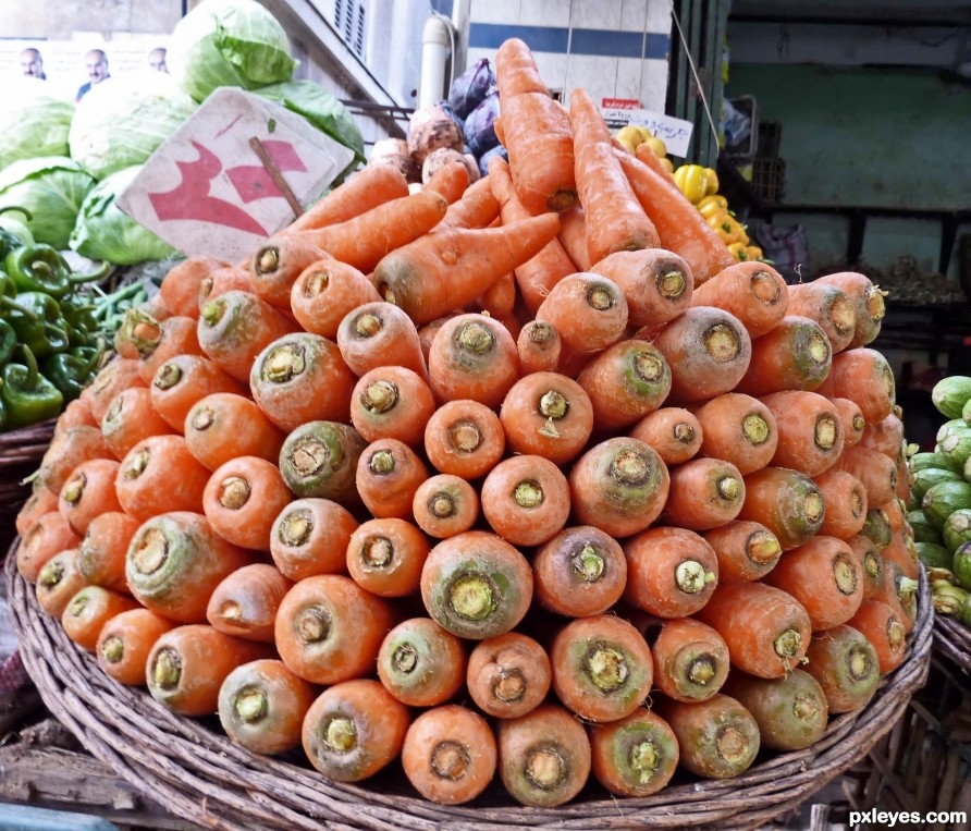 stack of carrots