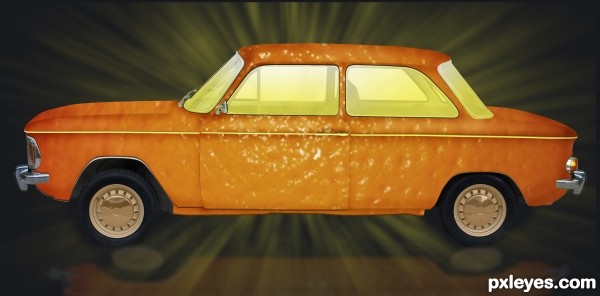 Creation of Orange Car: Final Result