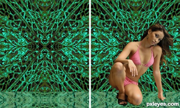Creation of Bikini Batik: Step 8