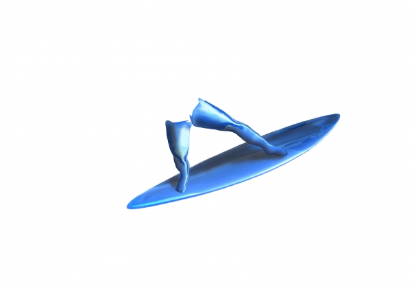 Creation of Blue Surfer: Step 2