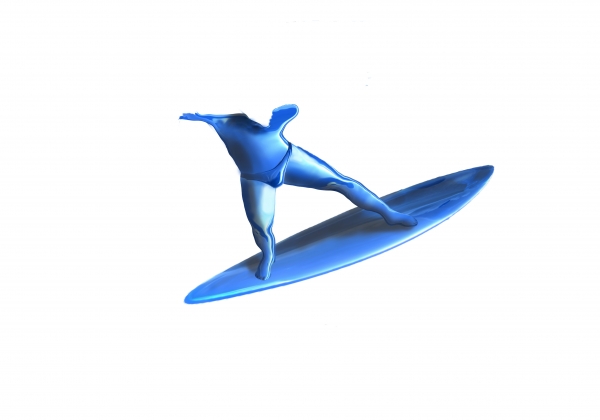 Creation of Blue Surfer: Step 3