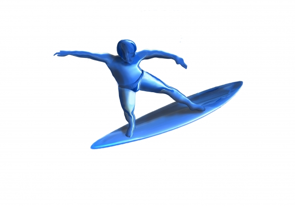 Creation of Blue Surfer: Step 4