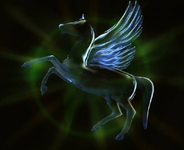 Creation of Transparent Pegasus : Step 17