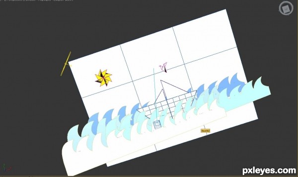 Creation of sailing the seas of paper: Step 5