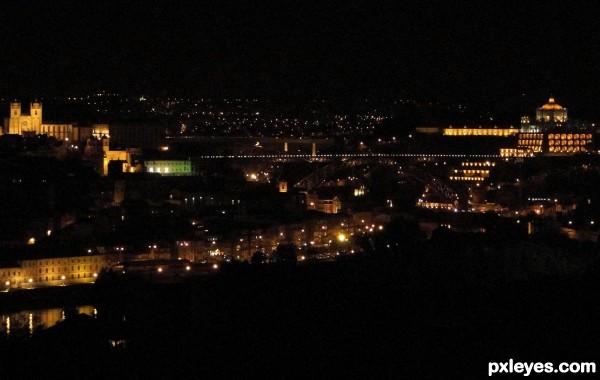 Porto by night