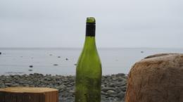 Bottle on the beach