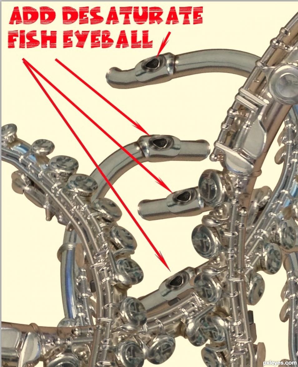 Creation of The Flute Seahorses of Delta Kern: Step 2