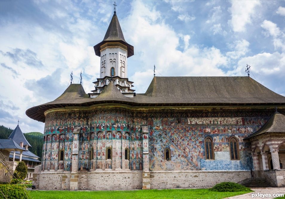 Monastery church, Gura Humorului