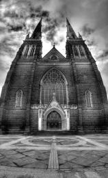 Church in BW Picture