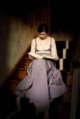 Woman with  book