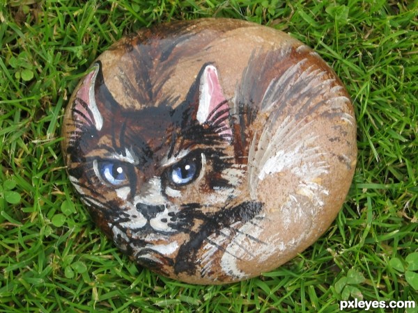 Painted Pebble