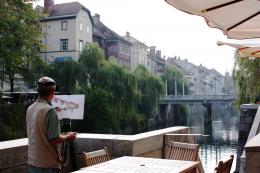 Painter in Ljubljana