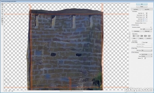 Creation of There Was a Crooked House: Step 2