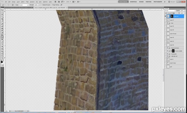 Creation of There Was a Crooked House: Step 6
