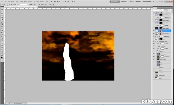 Creation of There Was a Crooked House: Step 18