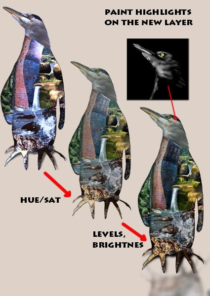 Creation of LOST 3, Penguin Edition: Step 3