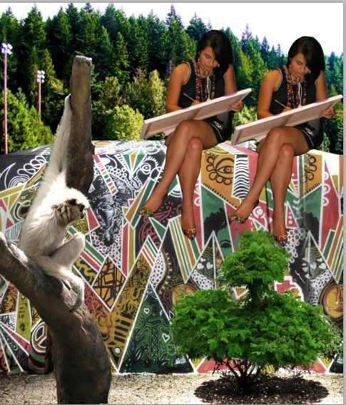 Creation of Gimme a Gibbon then Draw: Step 8
