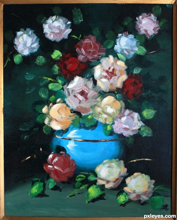 vase with flowers