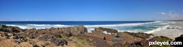 Coastline panorama