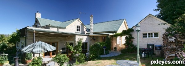 Cottage in small garden