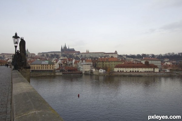 Creation of Vltava River, Prague: Step 1
