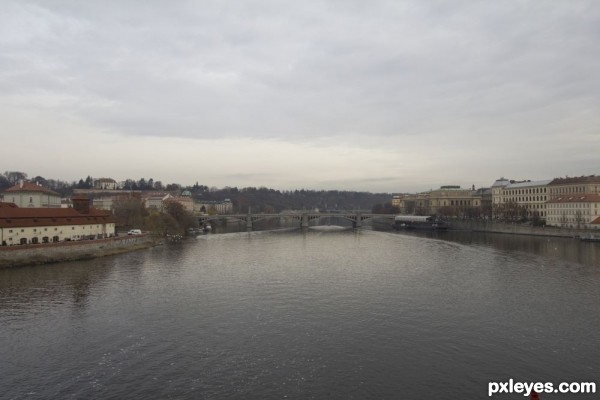 Creation of Vltava River, Prague: Step 2