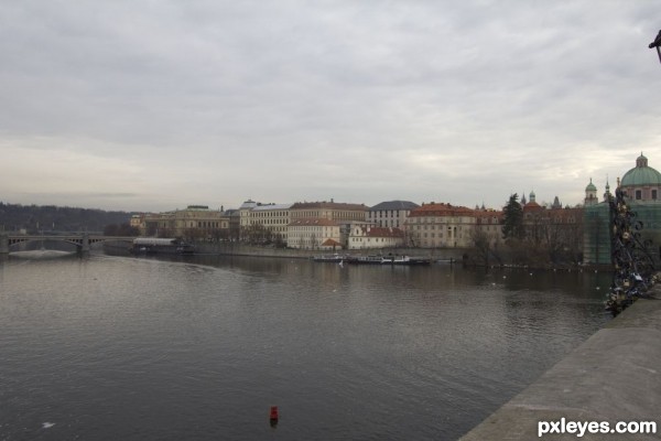 Creation of Vltava River, Prague: Step 3