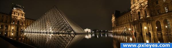 Paris at night.