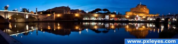 Blue hour in Rome