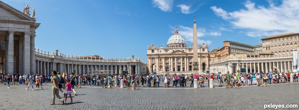Creation of St.Peter's Basilica: Final Result