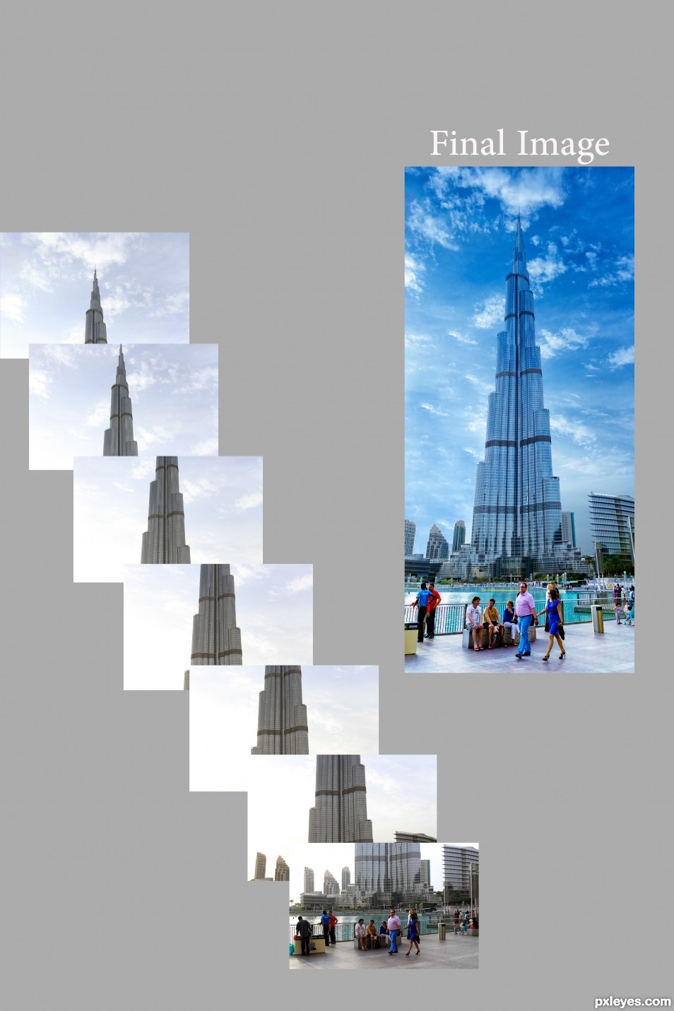 Creation of World's largest - Burj Al khalifa: Step 1