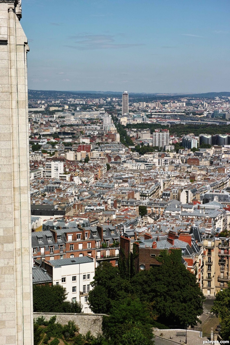 Creation of A view from the Basilique du SacrÃ©-CÅ“ur: Step 1