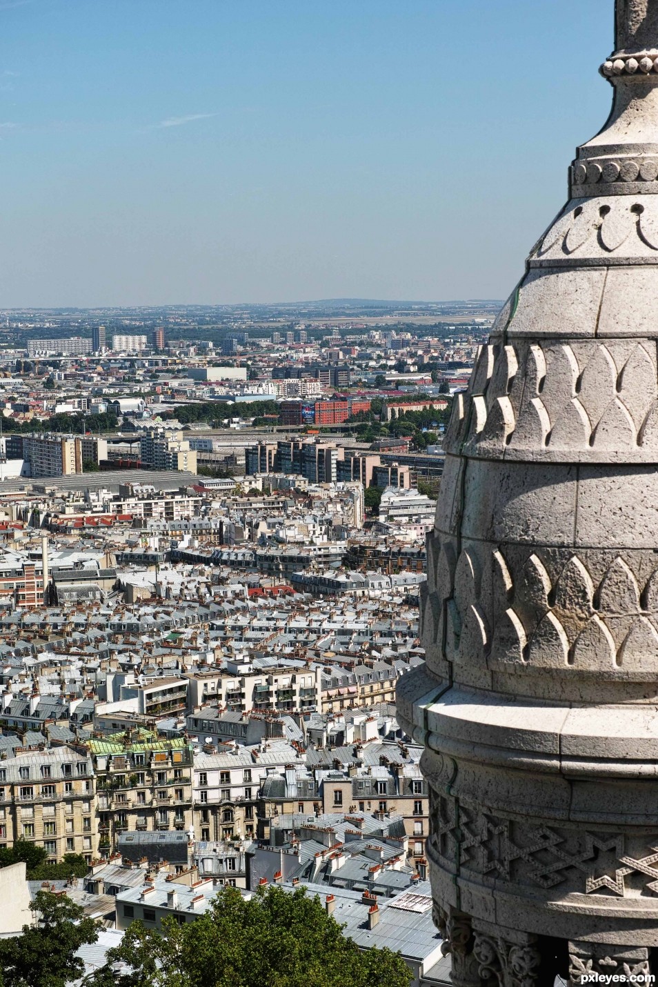 Creation of A view from the Basilique du SacrÃ©-CÅ“ur: Step 4