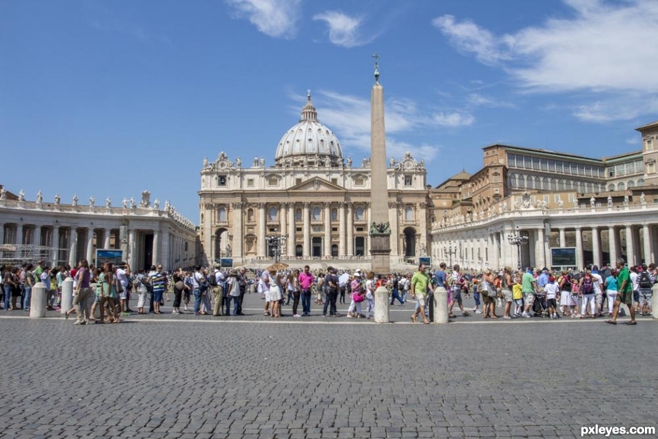 Creation of St.Peter's Basilica: Step 2