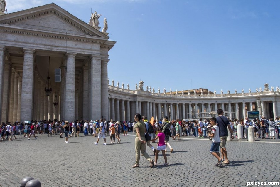 Creation of St.Peter's Basilica: Step 4