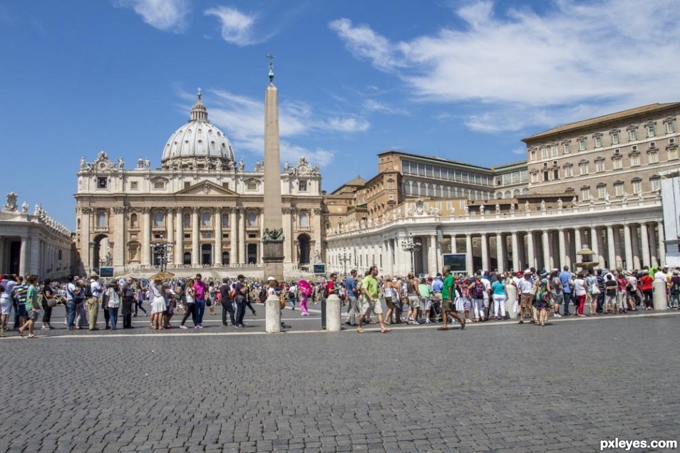 Creation of St.Peter's Basilica: Step 5