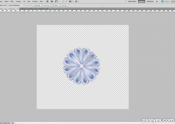 Creation of Dart Mandala: Step 3