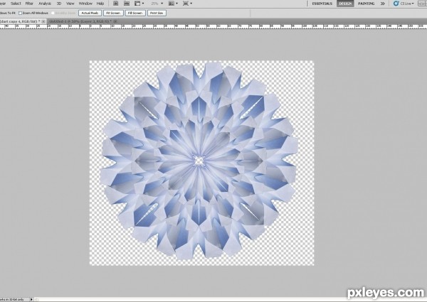 Creation of Dart Mandala: Step 4