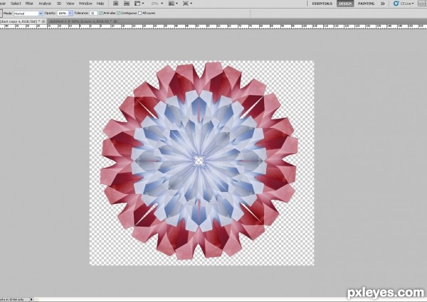 Creation of Dart Mandala: Step 5